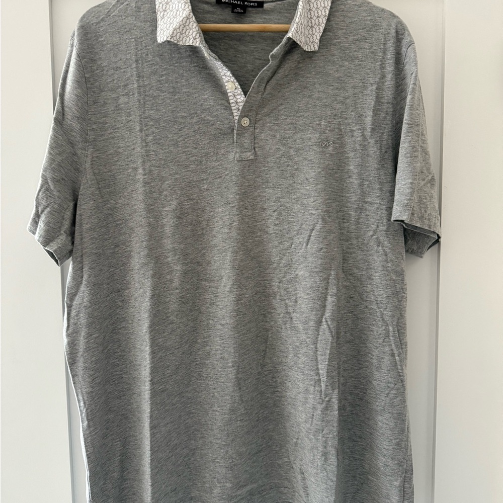 Michael Kors Gray Polo Shirt Classic Design